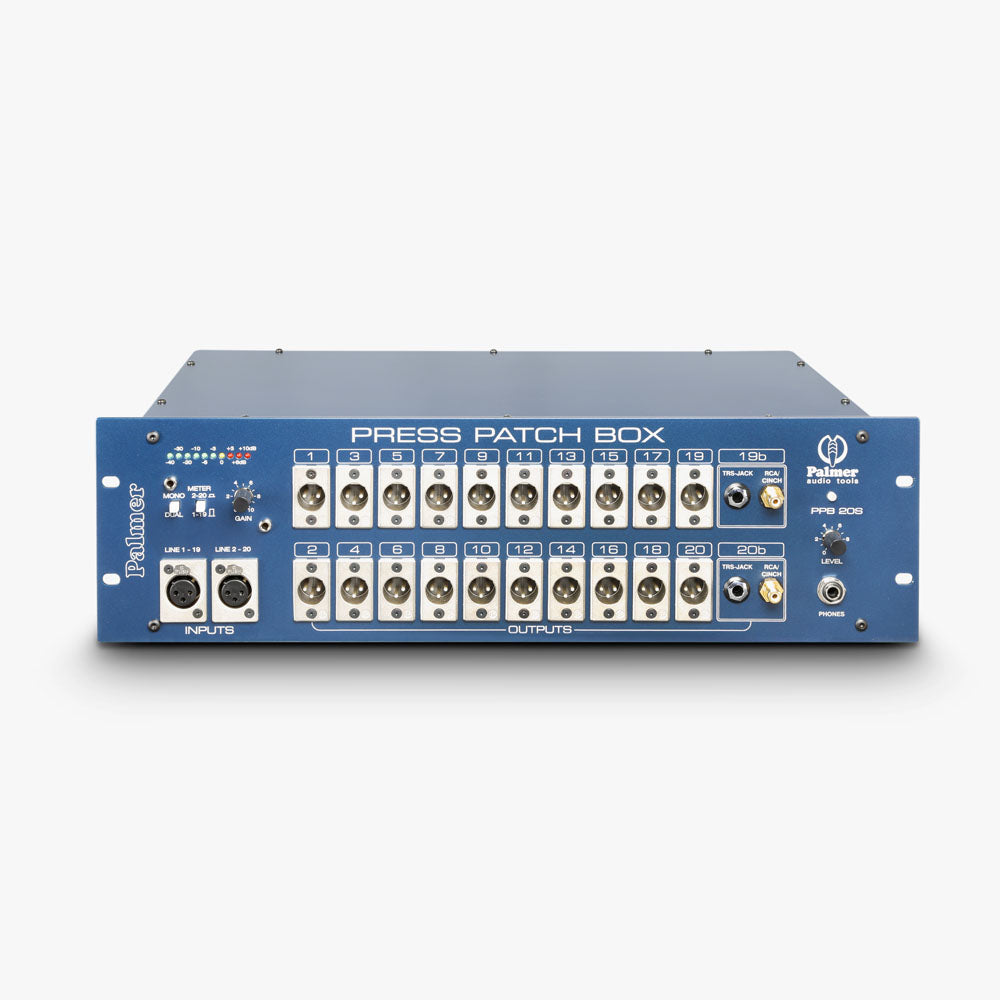 Palmer PB 20 S - Press Patch Box 10-channel stereo / 20-channel mono