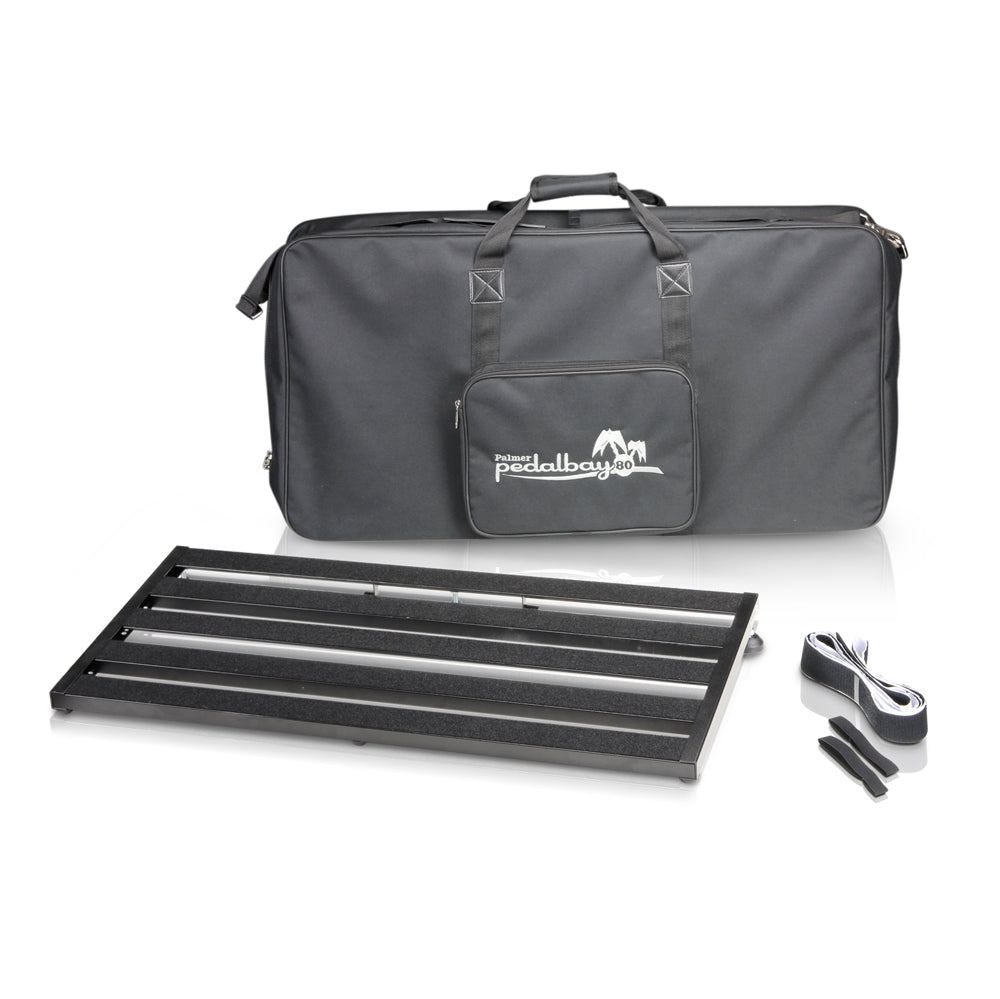 Palmer PEDALBAY® 80 - Lightweight, variable pedalboard with protective softcase, 80 cm