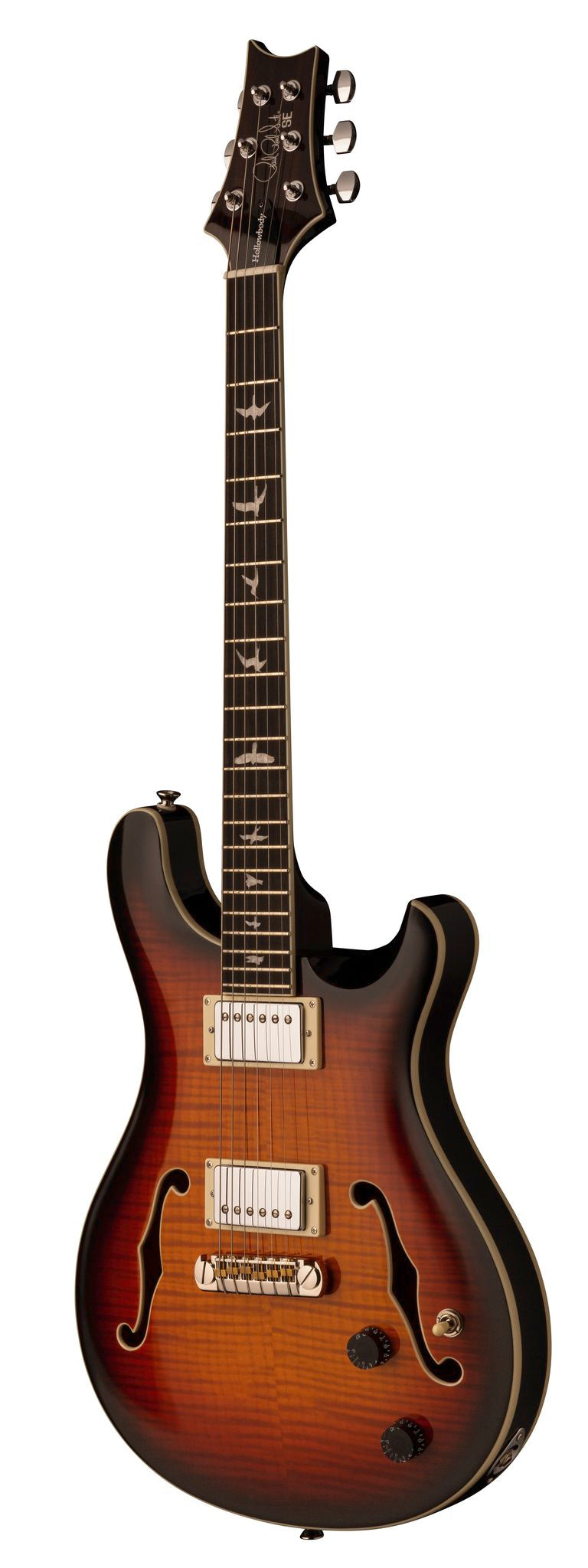PRS SE Hollowbody II Electric Guitar (Tricolor Burst)