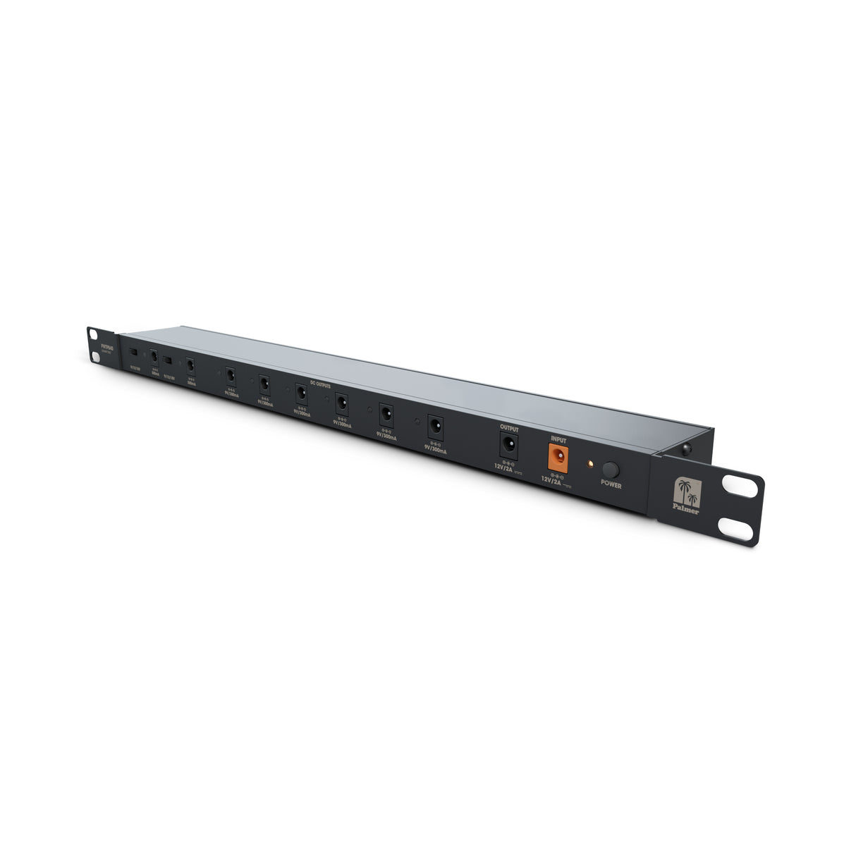 Palmer WT PB 40 RK - Power supply unit with 8 outputs for rack mounting