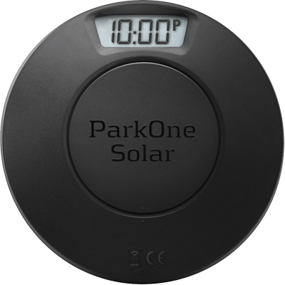 ParkOne Solar Parking Meter, Black