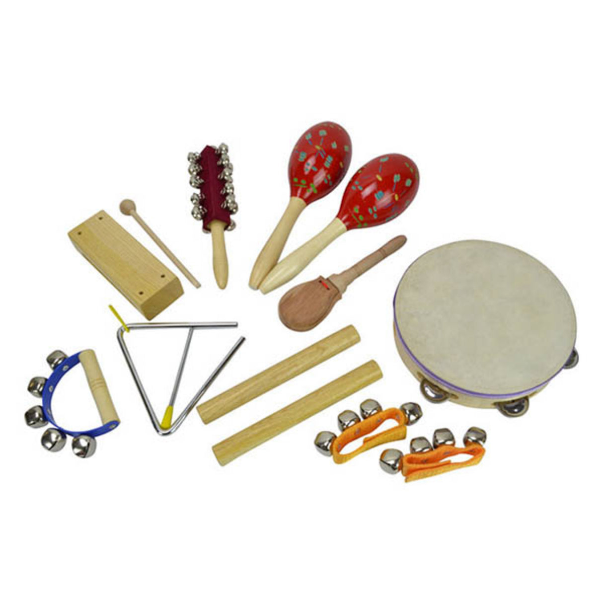 Children's Percussion set w. 9 parts