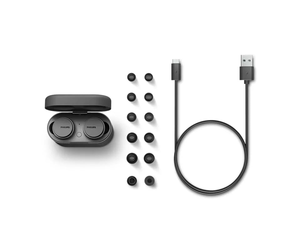 Philips TAT8506BK/00 True Wireless Headphones (Black)