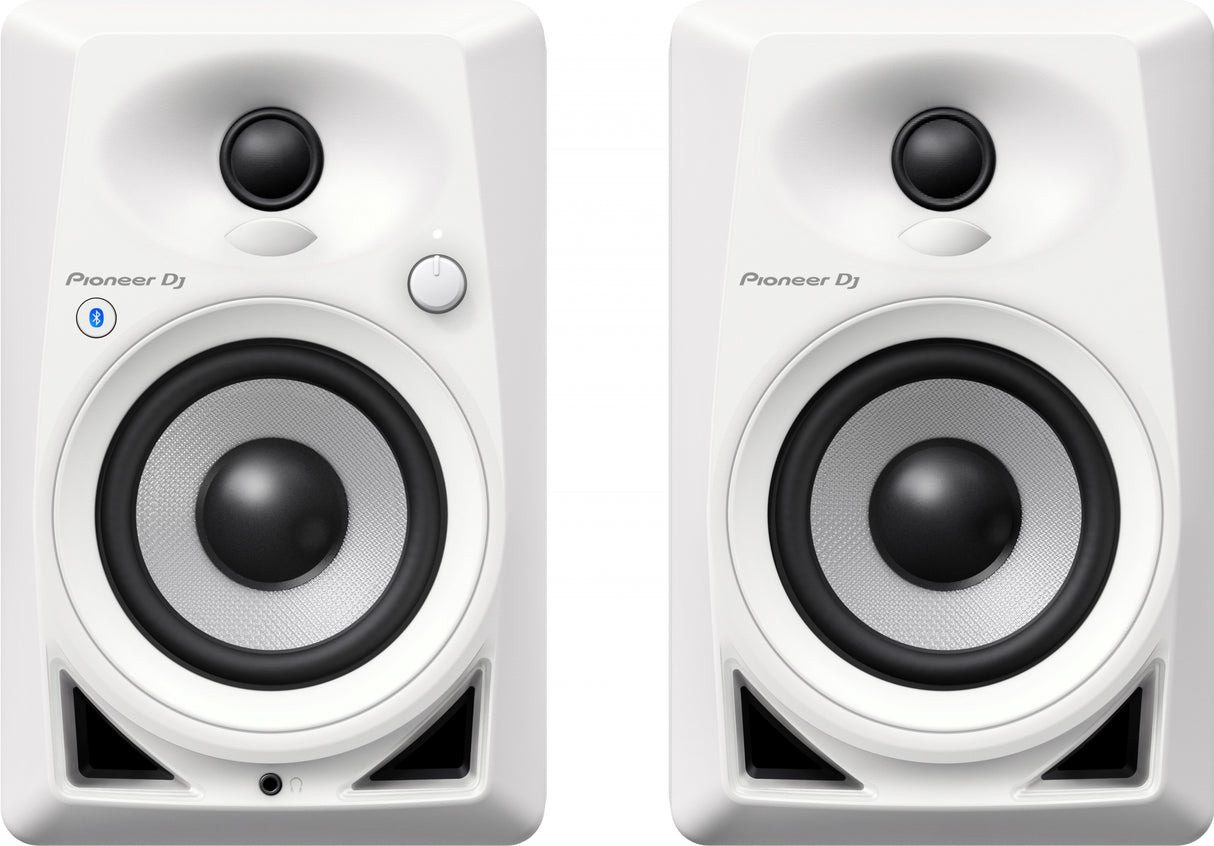 Pioneer DJ DM-40BT-W Studio Monitors w. Bluetooth (White)