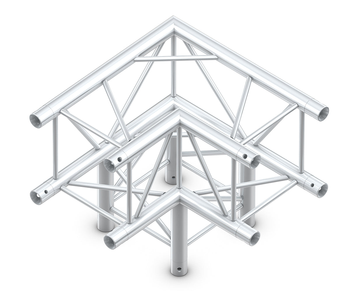 Milos QTM quatro 3-way 90° corner