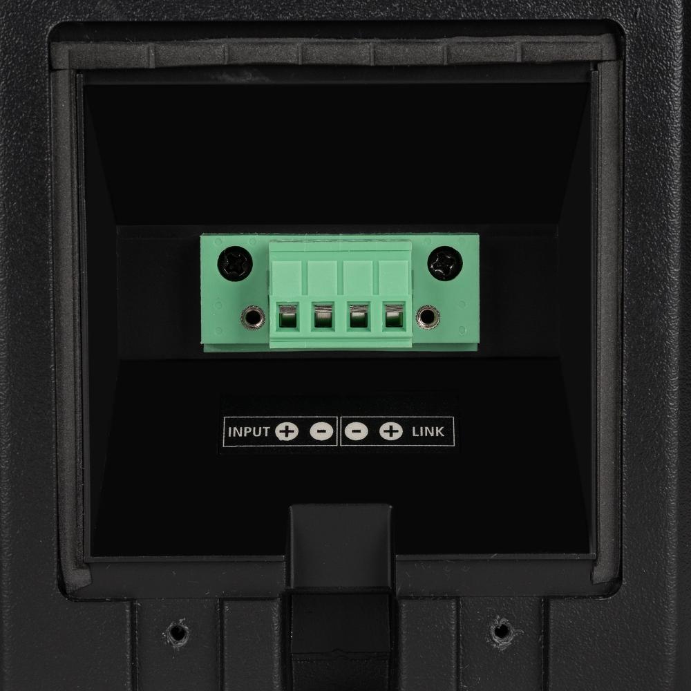 RCF væghøjttaler 2-vejs 4" sæt (2 styk) 40W 100 V IP55, Sort