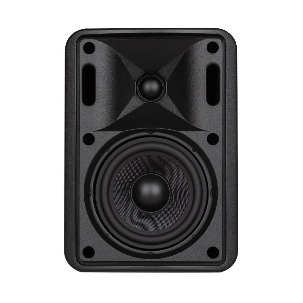 RCF væghøjttaler 2-vejs 4" sæt (2 styk) 40W 100 V IP55, Sort