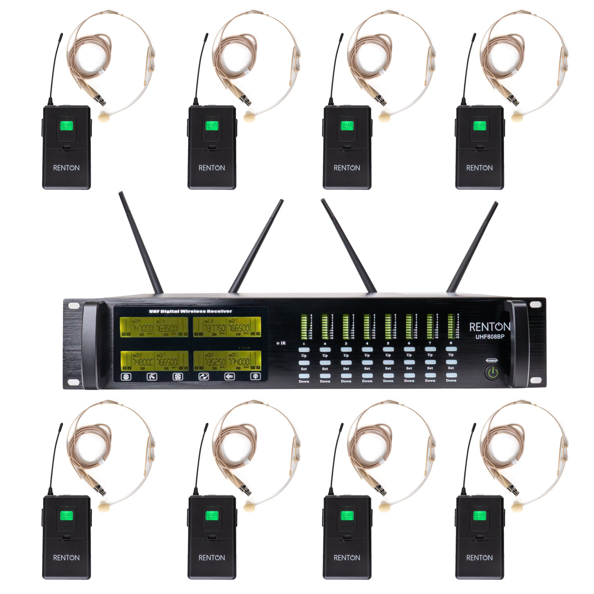 Renton Pro Wireless Headset (8 channels)