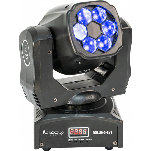 Ibiza Rolling-Eye LED Moving Head (6x12W)