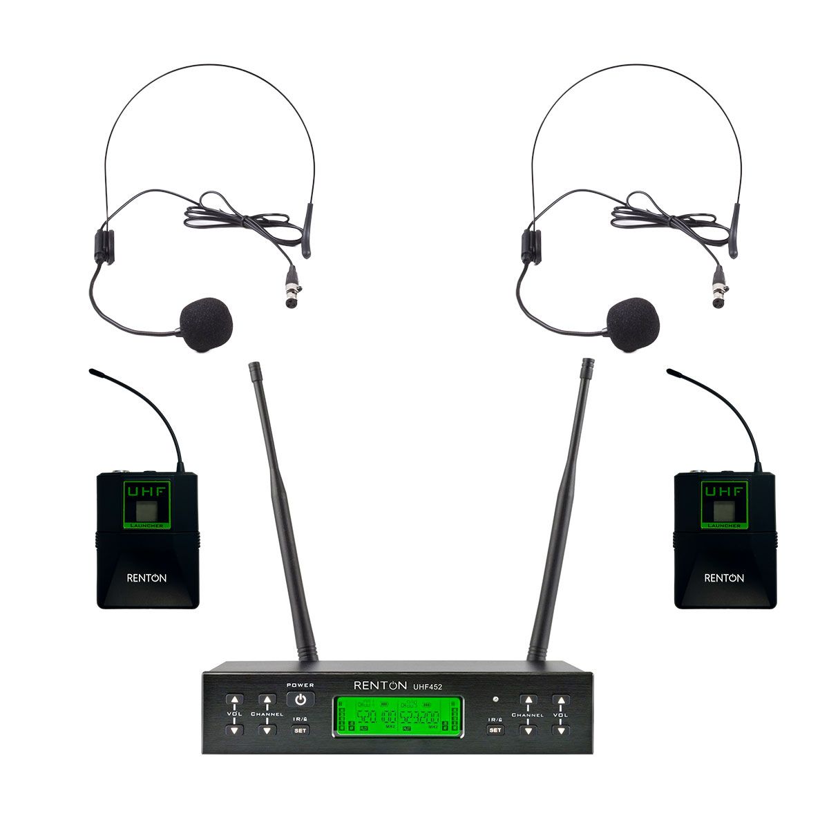 Renton Pro Wireless Headset (2 channels)