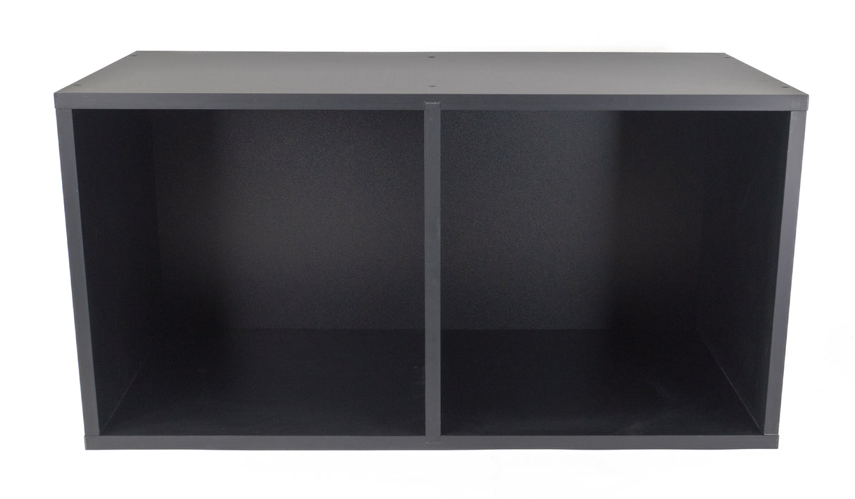 Studio 57 - Storage Shelf for Vinyl Records (71.5 x 36.5 cm, Black)
