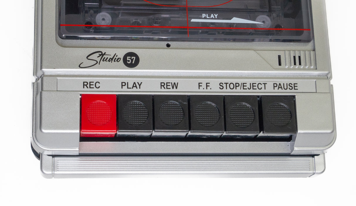 Studio 57 Cassette Recorder (Silver)
