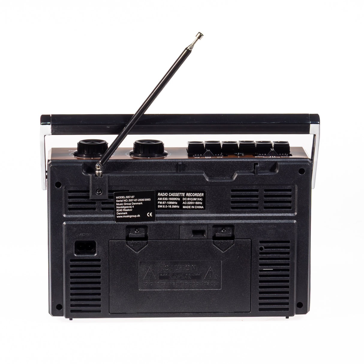 Studio 57 - Cassette Player w. FM & Bluetooth, Brown