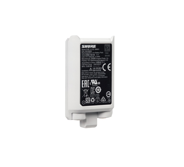 Shure SB903 Lithium SLXD battery