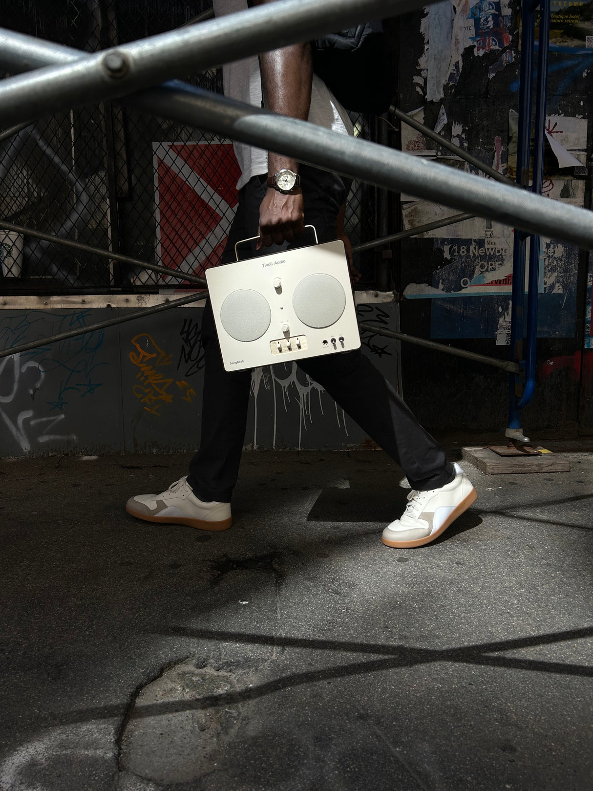 Tivoli Audio Song Book Bluetooth Speaker (Cream/Brown)