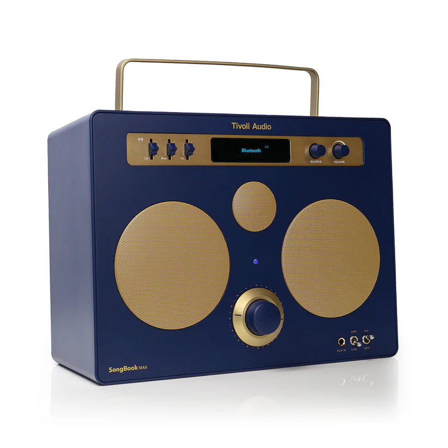 Tivoli Audio Song Book MAX Bluetooth Speaker (Blue)