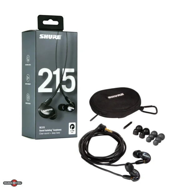 Shure SE215, Black