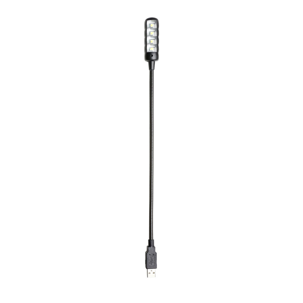 Adam Hall Stands SLED 1 ULTRA USB - gooseneck lamp, USB plug, 4 COB LEDs