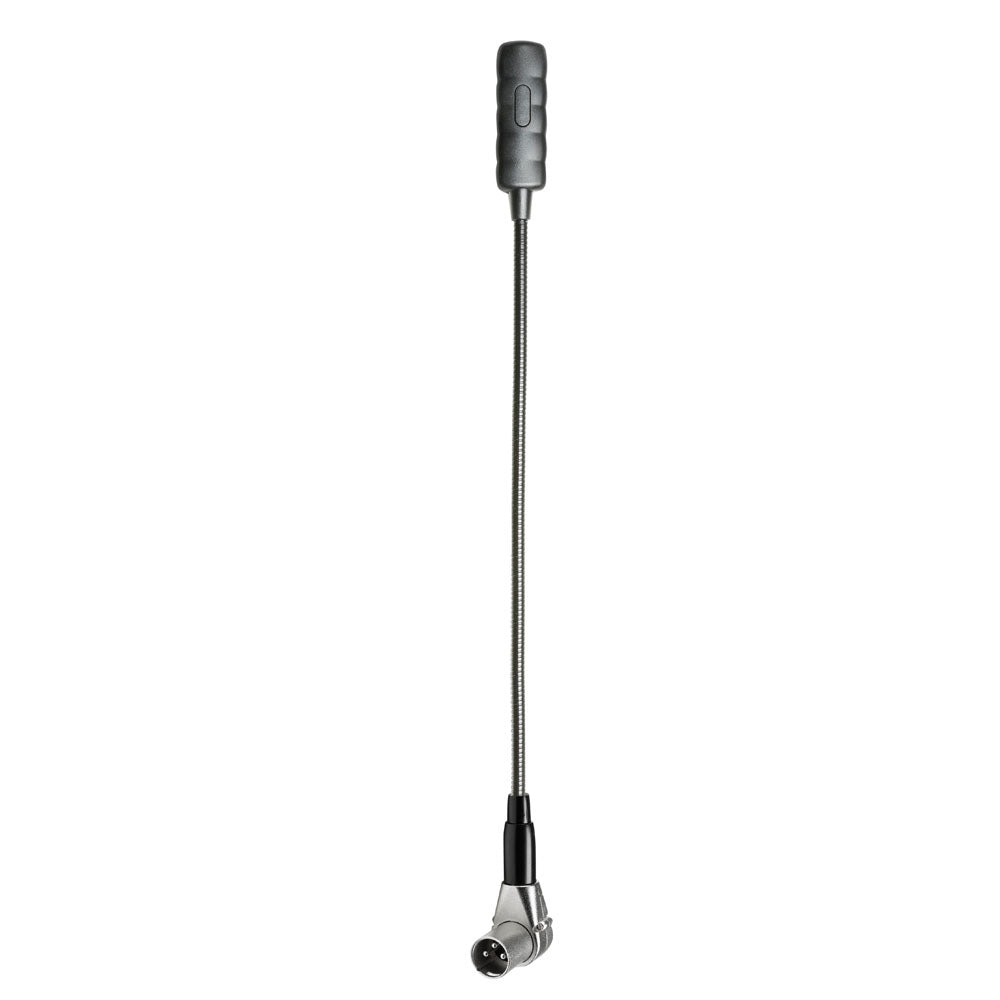 Adam Hall Stands SLED 1 ULTRA XLR 3 A - Angled 3-pin XLR gooseneck lamp with 4 COB LEDs