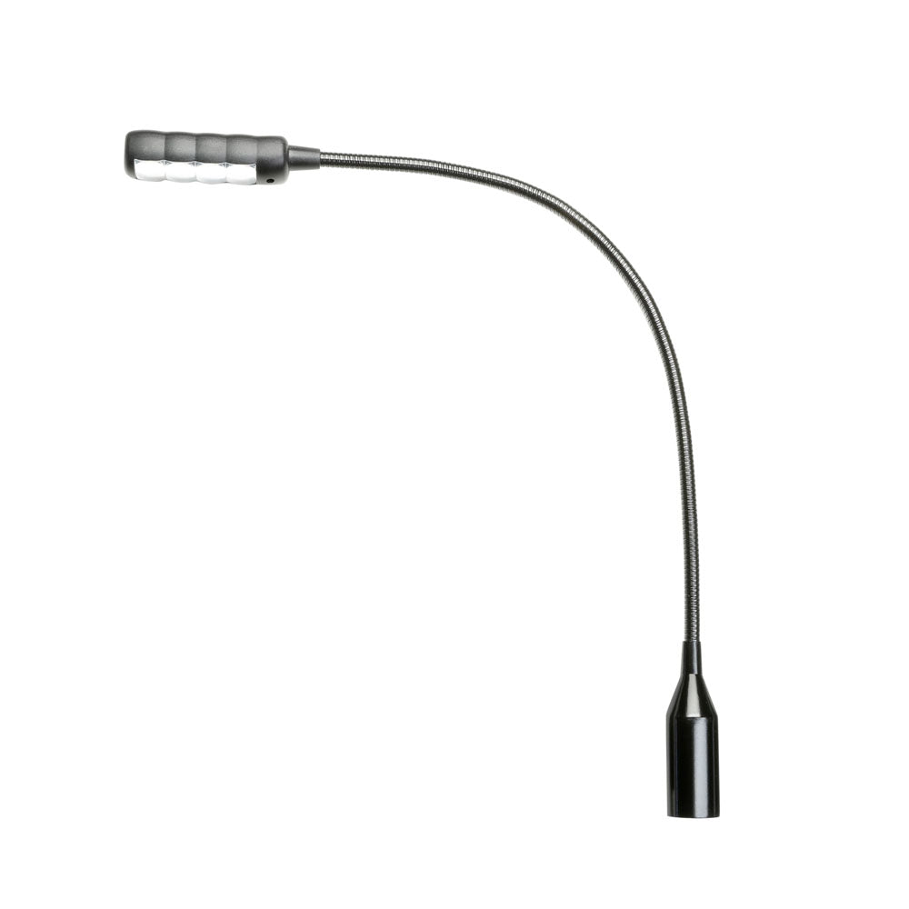 Adam Hall Stands SLED 1 ULTRA XLR 3 - 3-pin XLR gooseneck lamp with 4 COB LEDs