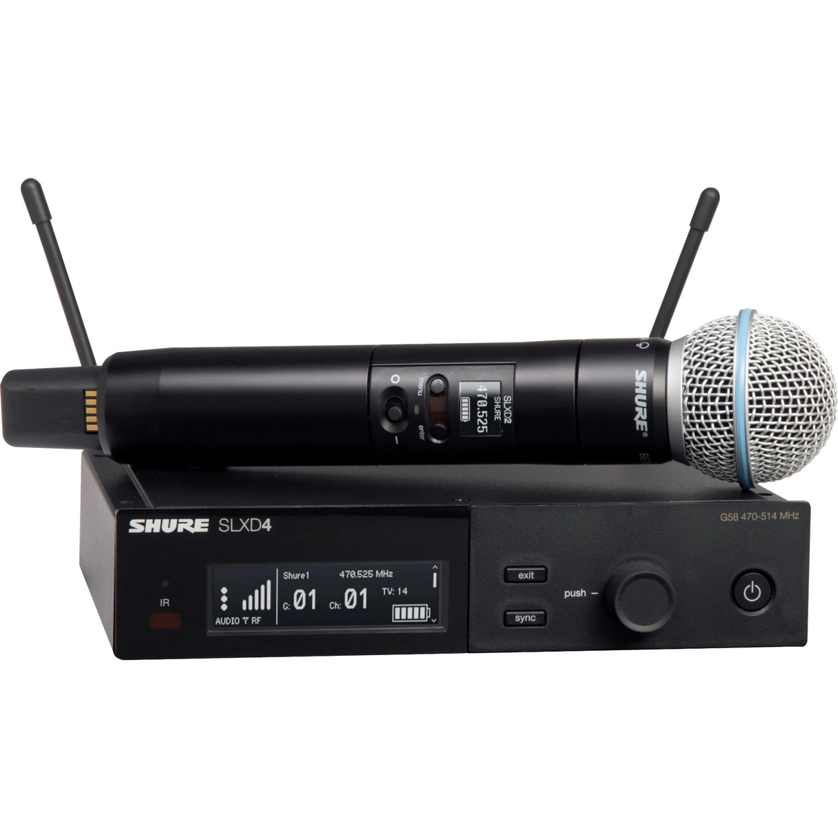 Shure SLXD24E/B58-S50 - 823-865Mhz