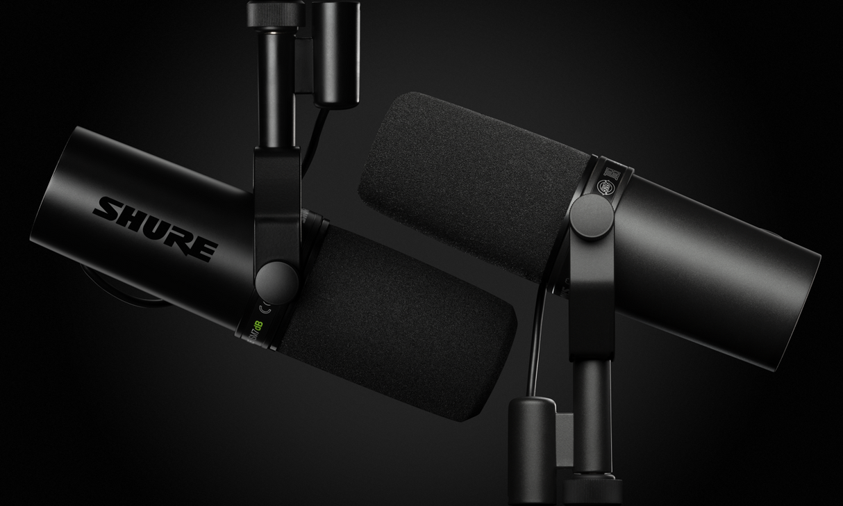 Shure SM7dB Active Dynamic Podcast Microphone