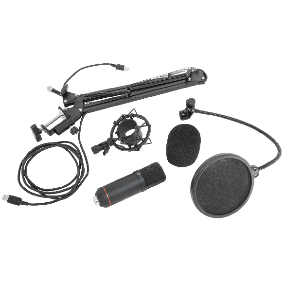 BST STM300-PLUS Streaming Microphone Set (Black)