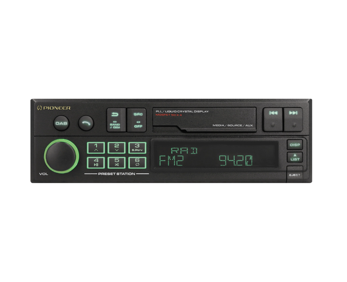 Pioneer SXT-C10PS Retro Car Radio with DAB+ and Bluetooth