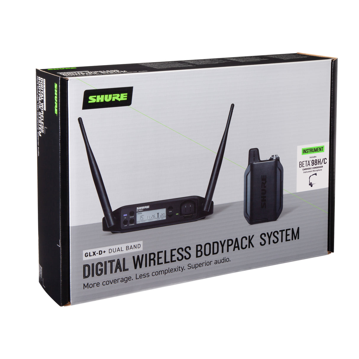 Shure GLXD14+ Wireless Instrument Set (BETA98)