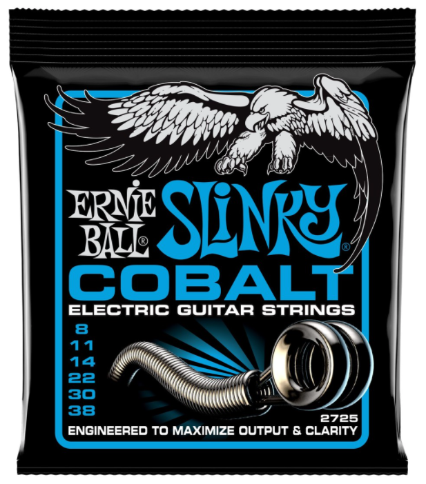 Ernie Ball Slinky Cobalt Guitar Strings, Electric Guitar