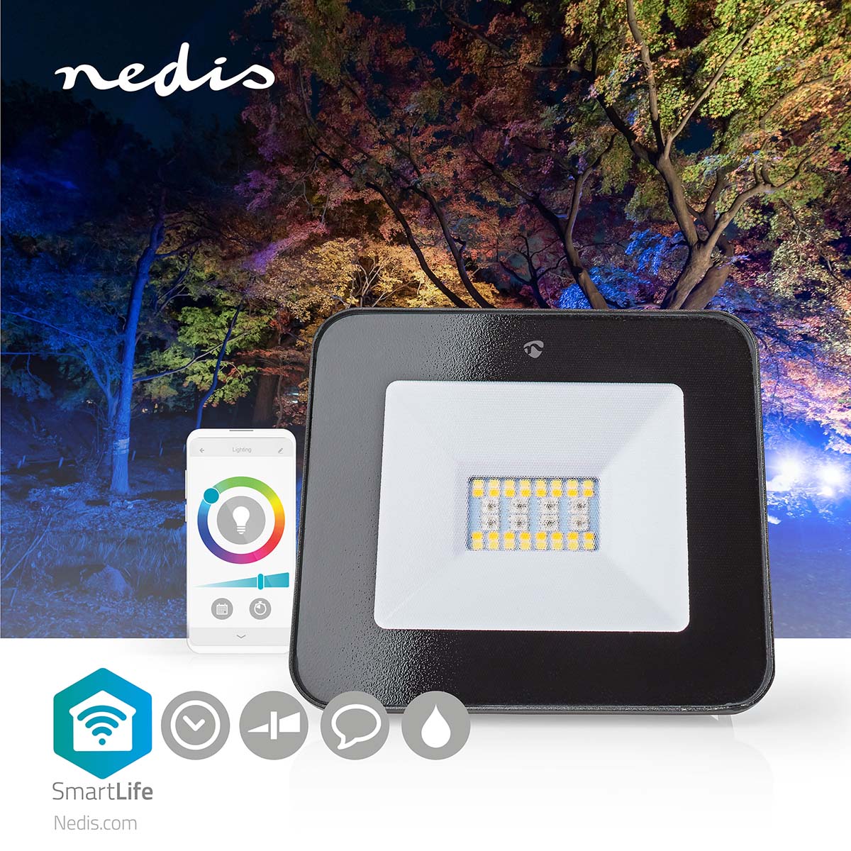 SmartLife White & RGB Floodlight (20W)