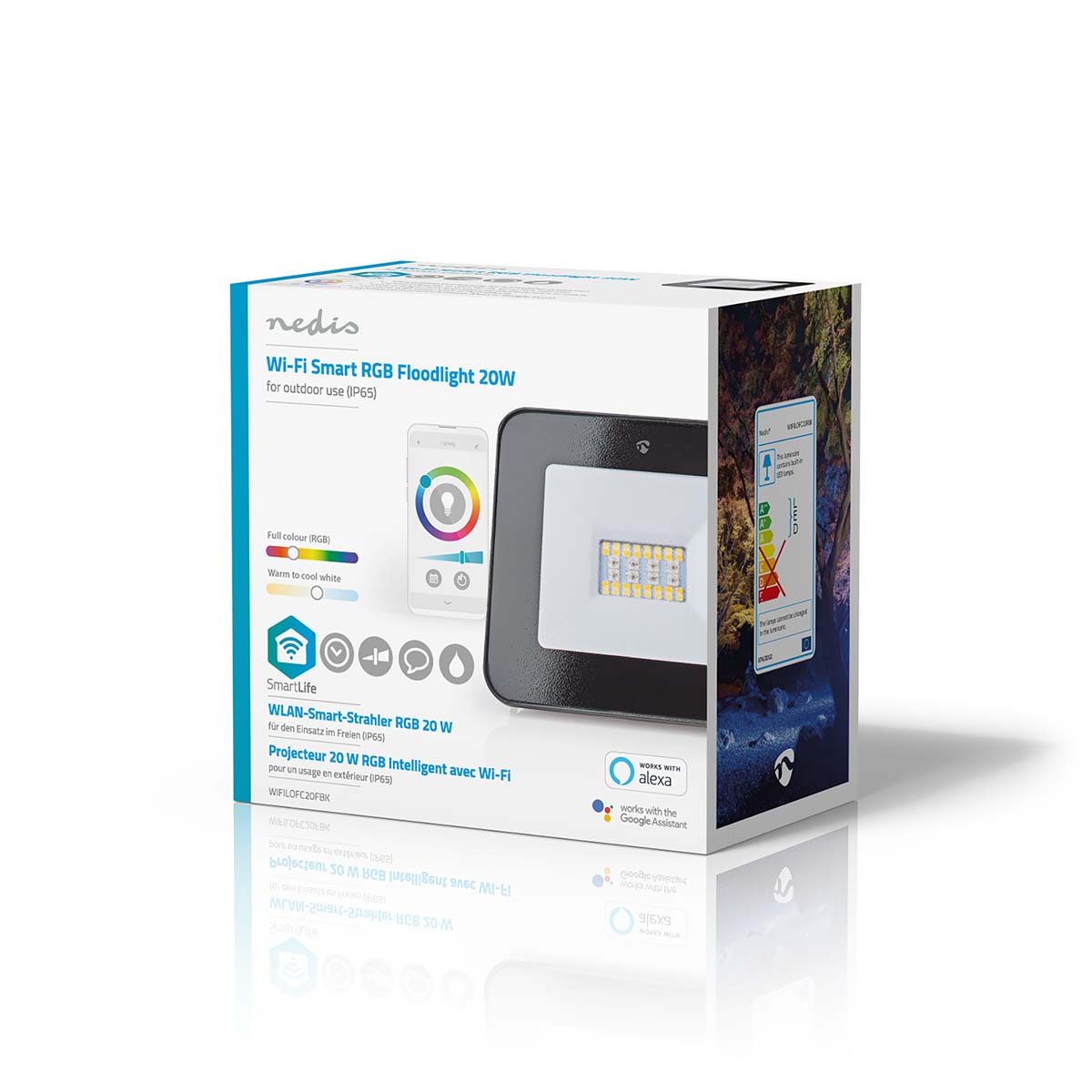 SmartLife White & RGB Floodlight (20W)