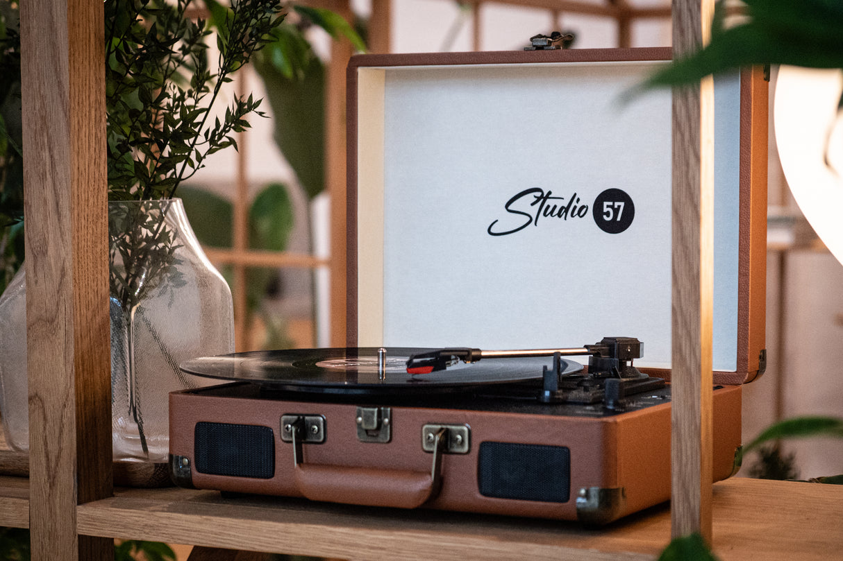 Studio 57 Dolly Turntable (Brown)