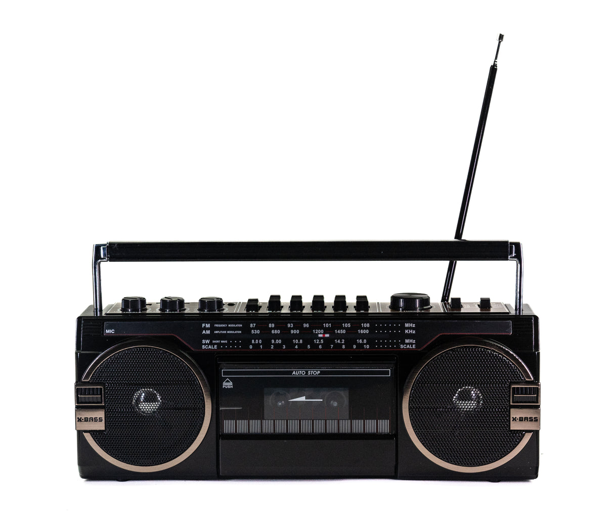 Studio 57 - Cassette Player with FM & Bluetooth, Black (Copy)