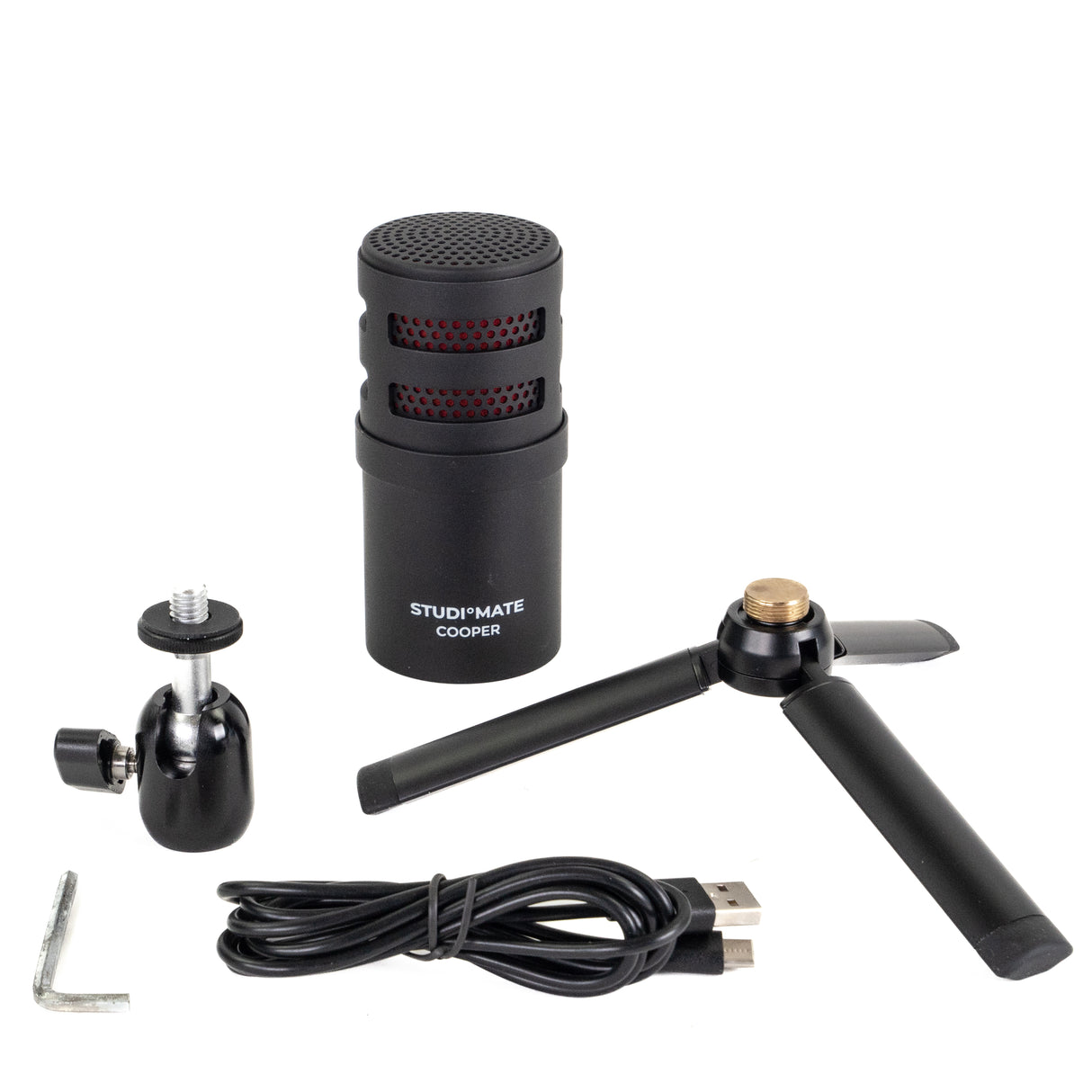 StudioMate SC180 USB Microphone with Light + Free Gift