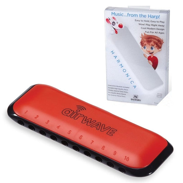 Suzuki AW-1 Airwave Harmonica (Red)