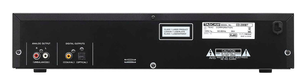 Tascam CD-200BT CD afspiller med Bluetooth
