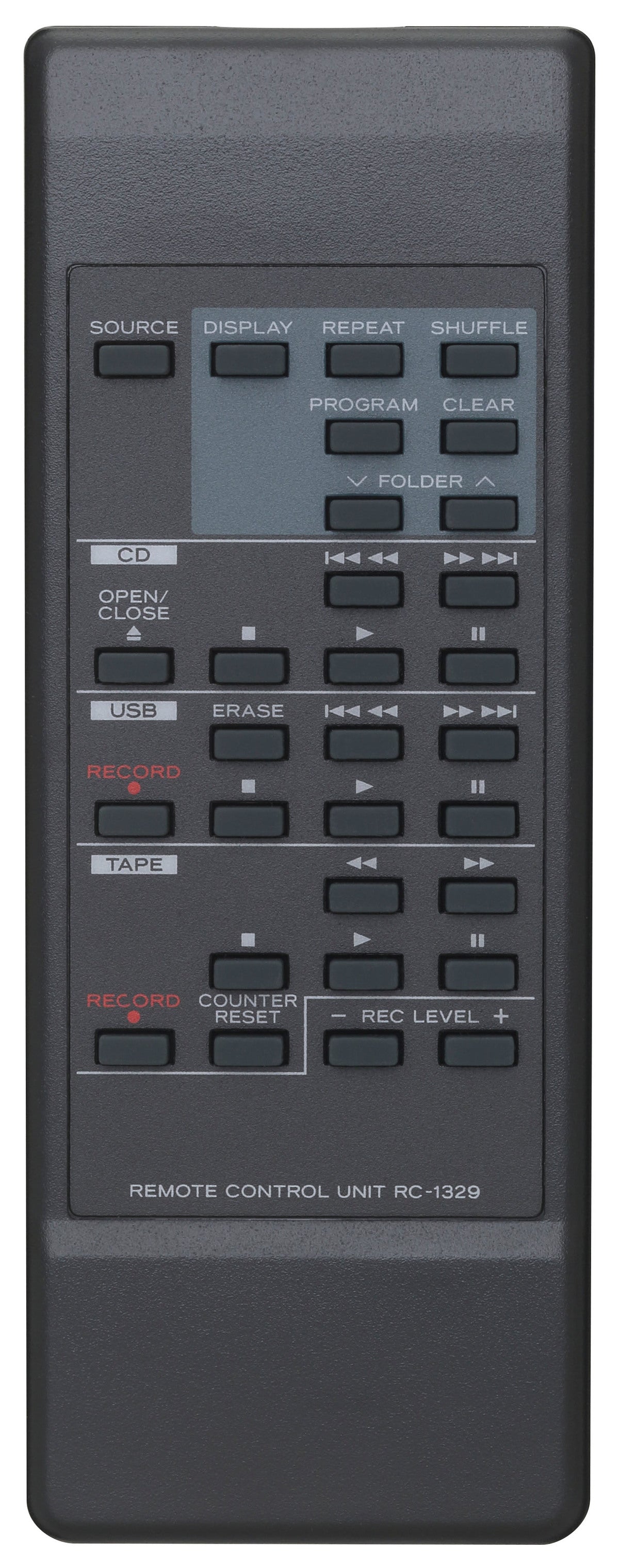TEAC AD-850-SE CD and Cassette Player w. USB (Black)