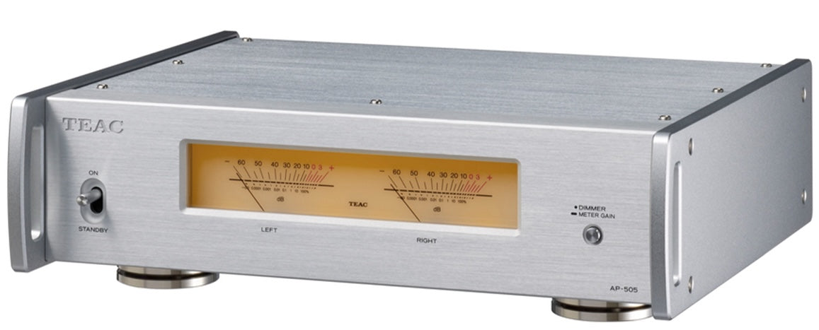TEAC AP-505 Stereo Power Amplifier, Silver