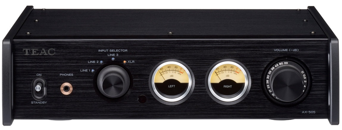 TEAC AX-505-B Stereo Amplifier, Black
