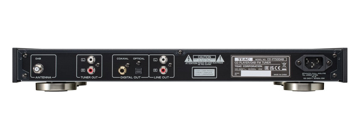 TEAC CD-P750DAB CD Player w. DAB+ & FM