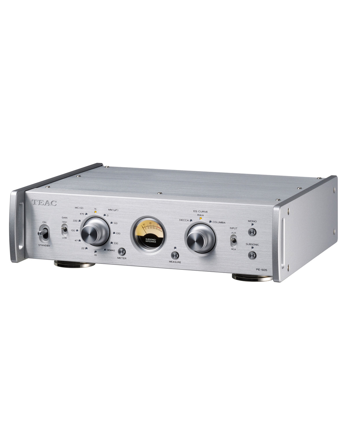 TEAC PE-505 Phono Pre-amplifier (Silver)