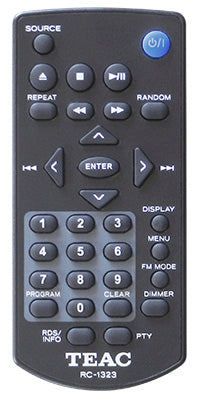 TEAC PD-301DAB-X/B, DAB+/FM and CD player, Black