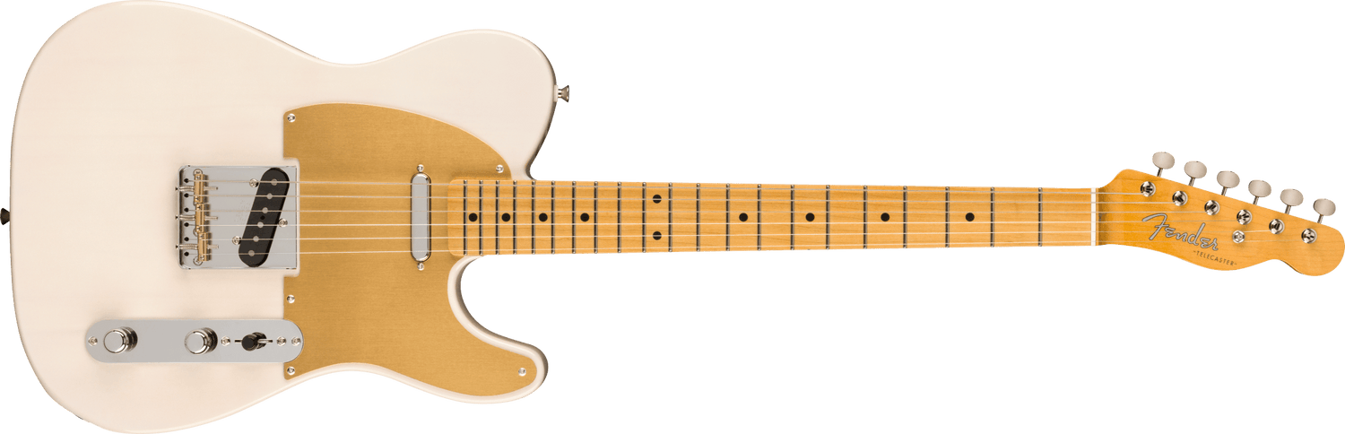 Fender JV Modified '50s Telecaster Electric Guitar (White Blonde )