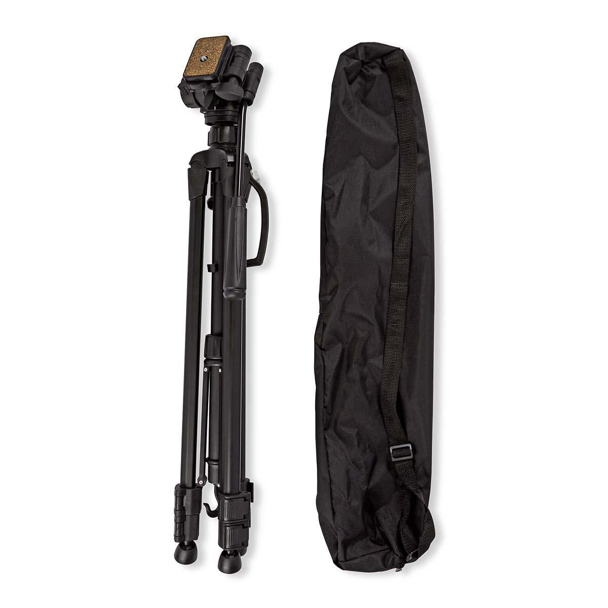 Tripod Pan & Tilt (Black, 165 cm)