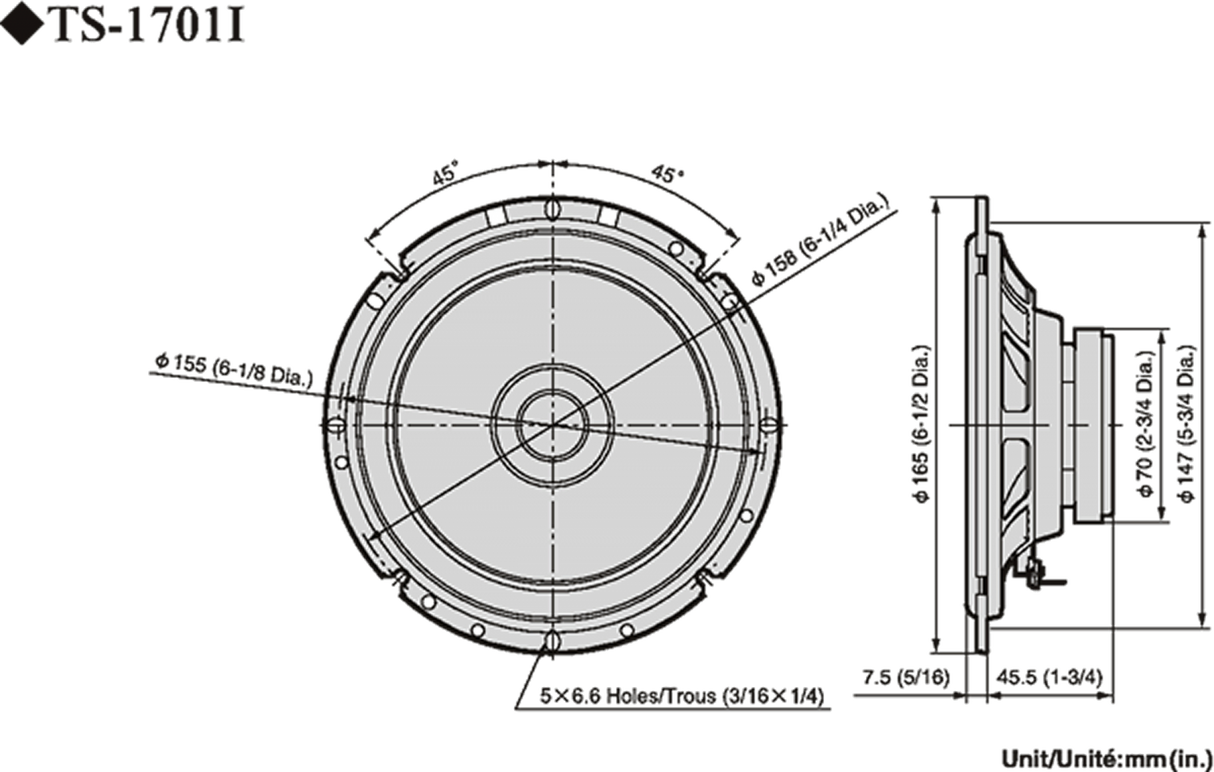 Pioneer TS-1701i