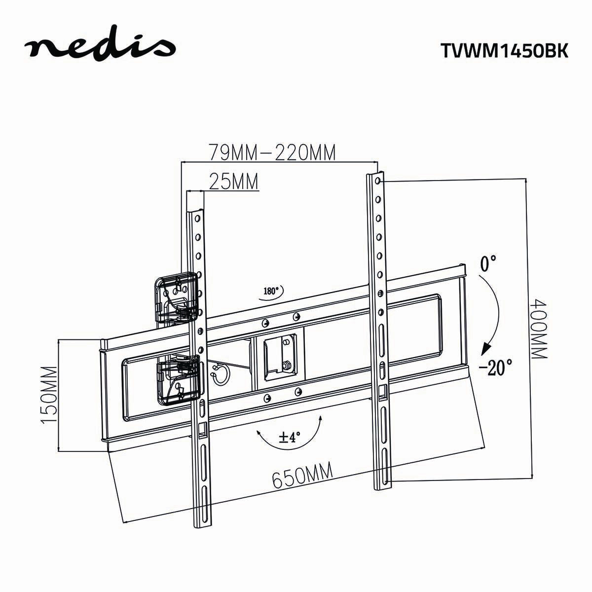 Tv Suspension Fully Movable (37-70", 35kg)