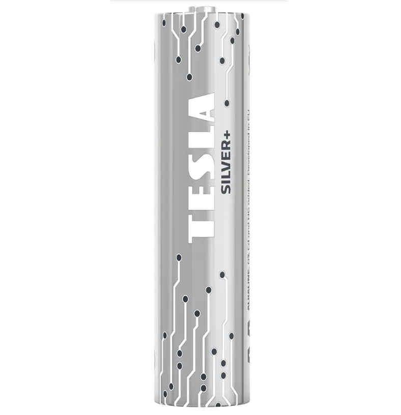 Tesla Silver+ AAA Alkaline Batteries (48 pcs)