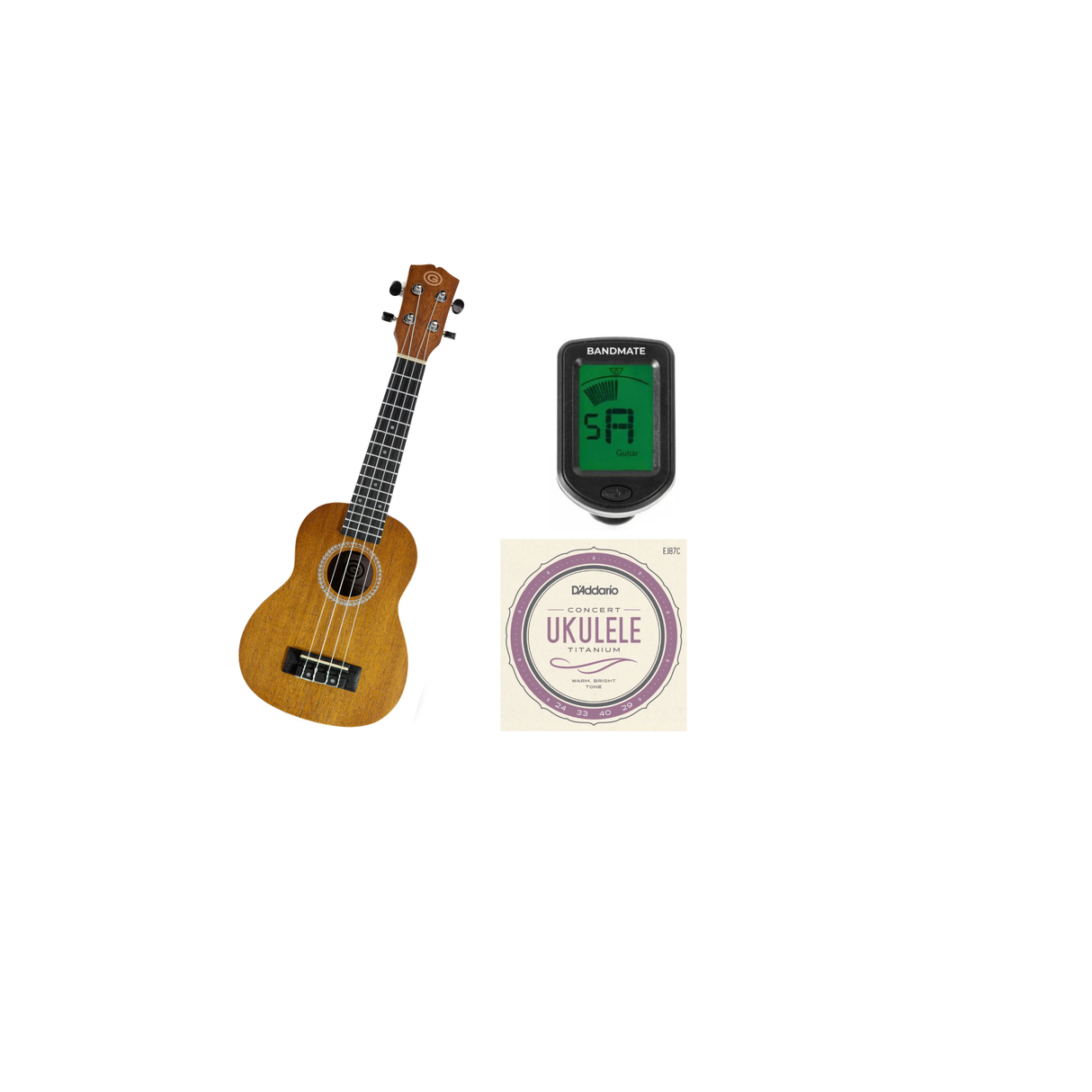 Grooveland Ukulele Starter Pack (Natural)