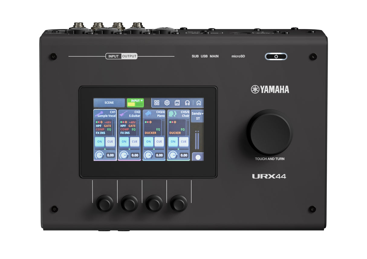 Yamaha URX44 USB-C Audio Interface (Black)